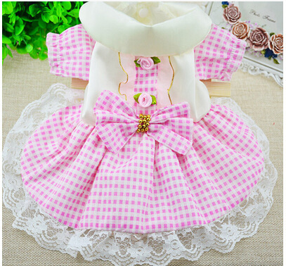 Pink Plaid Skirt
